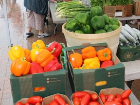 Fresh produce on display at a local farmers' market.
(Postmedia File)