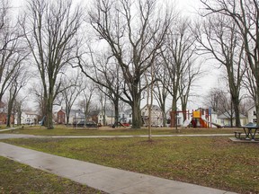 McBurney Park in Kingston will be the location of a peaceful vigil from 4:30 to 5:40 p.m. on Tuesday. (Julia McKay/The Whig-Standard)