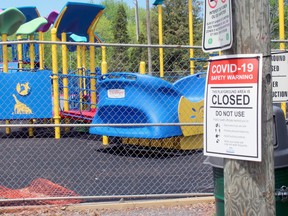 Playgrounds, public pools and splash pads remain closed until at least June 19.
Nugget File Photo