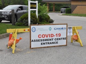 Staffers at the COVID-19 testing centre in Goderich say they have seen a slight influx of people coming to get testing done. They estimate that 35 to 40 people per day are coming to see them for a COVID-19 test. Daniel Caudle