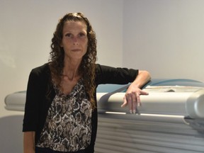 Susan Rowe, owner of Beach Bums Tanning in Woodstock. (Kathleen Saylors Woodstock Sentinel-Review)