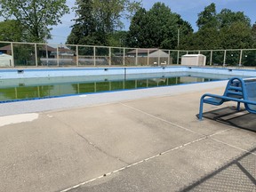 Norfolk County announced Thursday morning that the Delhi Kinsmen Pool will remain closed for the 2020 season. (ASHLEY TAYLOR)