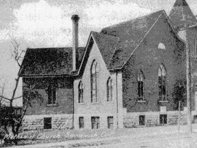 Sandwich Methodist Church, pictured in 1915, was Rev. Spracklin's parish in the early 1920s. (Handout)