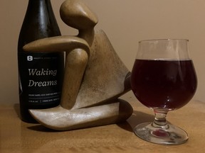 The tart Waking Dreams is a high-end small-batch ale available in 750-millilitre bottles, priced at $17.95. (BARBARA TAYLOR, The London Free Press)