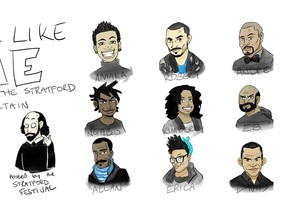 A group of nine black actors and artisans are set to discuss their experiences working at the Stratford Festival as part of a live-streamed panel discussion Saturday morning. (Illustration by Ngabo Nabea)