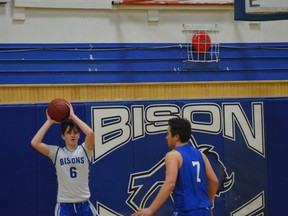 Evan McGeachy was named the Ardrossan Bisons male athlete of the year for this shortened high school sporting season. Photo Supplied