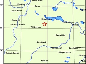 A magnitude 4.0 earthquake struck near High Prairie on Monday, June 8, 2020. No damage was reported.