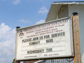 North Bay United Pentecostal will be one of several churches opening this weekend for the first time since the start of the COVID-19 pandemic. 
Mackenzie Casalino