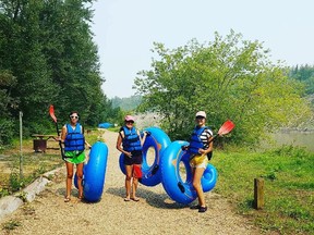 River Lifestyle Co. hopes to reopen its float on the North Saskatchewan River later this month for Devon residents to enjoy.
(Supplied)