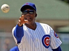 Fergie Jenkins throws a pitch during a celebrity vs. media game in advance of the Intercounty Baseball League all-star game July 5, 2008, at Christie Pits Park in Toronto. Dave Abel/Sun Media Original