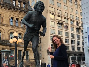 Jeannette Boudreau is challenging Canadians to move. So far, they have raised $1,400 for the Terry Fox Foundation.