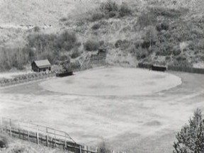 Twelve Foot Davis Ball Park, across the Heart River, to which many attempts at a permanent crossing from current Heritage Tower parking lot to the ball park were made. The Heart River, alas, threw several spring curveballs to wash out bridge attempts. In spite of this, the park itself was considered the best ballpark north of Edmontons Renfrew Park, stable access or not.