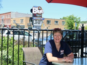 Heather Pond, the owner of Blue Elephant, is preparing to re-open patios as of Friday. (ASHLEY TAYLOR)