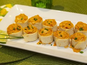 Tortilla pinwheels are a tasty, easy-to-make appetizer to which you can easily add your own twist, Jill Wilcox says. Mike Hensen/Postmedia Network