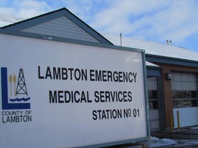 The ambulance station on George Street in Sarnia.