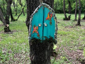 There are fairies in Melfort, and  now they have their own doors to go back and forth from faerie land to Canada. Photo submitted.