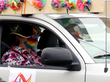 And one car even remembered that the virus is still out there with the masks their passengers wore.