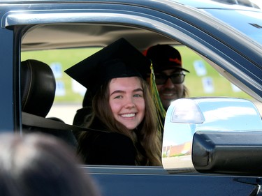 While the graduation ceremony Tuesday was different, it was still a day that gave students a reason to smile.