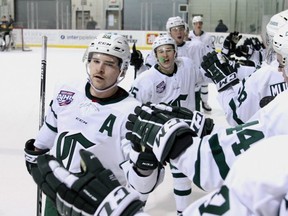 Sherwood Park Crusaders forward Jarred White is headed to the Western Michigan University Broncos for the 2020-21 season.

Photo courtesy Target Photography