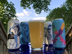 Collective Arts in Hamilton just released its newly labelled seasonal double IPA, Life in the Clouds, as a charity fundraiser and exposure for four artists whose work makes the tall boy cans almost frameable. BARBARA TAYLOR