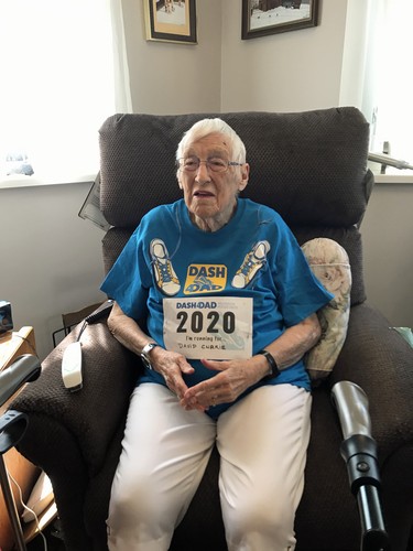 Joan Wordingham, a 101-year-old resident of Chartwell Oxford Gardens, is walking the hallways of the retirement home in the Dash 4 Dads Walk/Run for Prostate Cancer. She has raised more than $2,000 for prostate cancer research.

Submitted photo
