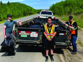 Over two dozen fans and players volunteered their time recently, helping the Cold Lake Fighter Jets earn a few bucks with the MD of Bonnyville's Roadside Cleanup program.