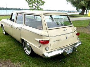 Studebaker’s four-door Lark station wagon for 1960 was a breath of fresh air in an era when most American cars dripped chrome and featured some outrageous fins. Bob Simmons of Corunna owns this Lark. It was on display at the Sombra Optimist Club's car show in Port Lambton a few years ago. Peter Epp photo