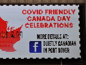 The annual Canada Day celebration in Port Dover promised to be subdued this year once the Port Dover Lions backed out due to complications arising from the COVID-19 pandemic. A loosely-knit group calling itself Quietly Canadian in Port Dover has filled the void with a slate of activities July 1 that will be mounted with public health protocols in mind. – Monte Sonnenberg photo