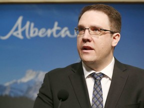 Alberta Environment Minister Jason Nixon.  JIM WELLS/Postmedia file