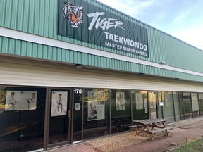 Former Sherwood Park Tiger Taekwondo owner and instructor, Michael Chung, 36, of Edmonton, was charged with luring a child and transmitting explicit material. He appeared in Sherwood Park Provincial Court on Wednesday, June 24. Lindsay Morey/News Staff