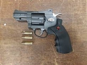 Sarnia police released this photo of a replica handgun alleged to have been used in an incident Wednesday evening on Brock Street.