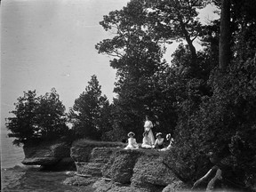 Picnic at Sandbanks, July 1908. With permission of Community Archives of Belleville and Hastings County