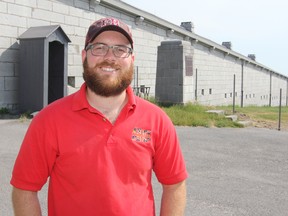 Cameron Smith, president of OPSEU 429, which represents the workers at Fort Henry and Kingston Penitentiary, at the fort on June 22, 2020. (Steph Crosier/The Whig-Standard)
