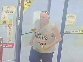 RCMP are on the hunt for a man who allegedly sexually assaulted a female at a 7-Eleven in the Fort on June 5. He is believed to be between 50 to 60-years-old, Caucasian, with white or grey hair. Photo courtesy Fort Saskatchewan RCMP