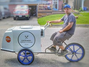 Andrew Easton of Gateway Vending & Catering is bringing back a childhood tradition Ð ice cream bikes. The North Bay business owner and father of five has purchased several former Dickie Dee bikes that will be refurbished before hitting the streets of North Bay July 5.
Submitted Photo