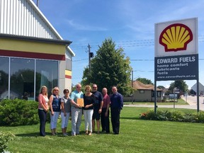Goderich-based Edward Fuels staff gathered for a photograph in 2017 to mark the company’s 65th anniversary. File photo