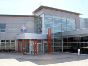 Timmins Police Service headquarters on Spruce Street South.

The Daily Press file photo