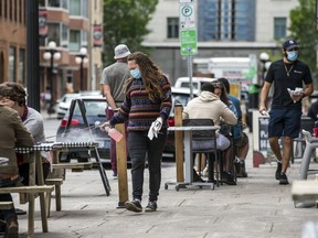 Enjoy the patios, but remember the pandemic precautions.