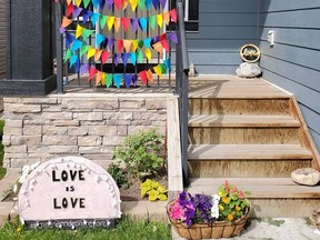 The Airdrie Pride Society is encouraging residents to participate in a contest for the best decorated porch for Pride Month.