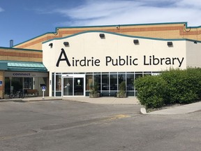 The Airdrie Public Library is planning to re-open in phases. Photo by Kelsey Yates