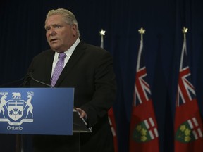 Premier Doug Ford said during his daily press briefing Friday a full reopening of Ontario's economy will not be happening any time soon. Ford told reporters he plans to release further details early next week.
POSTMEDIA FILE PHOTO