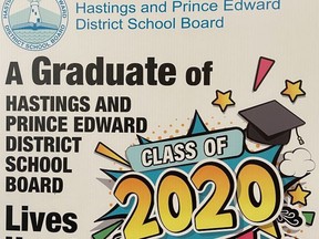 Close to 1,200 lawn signs will be up around Prince Edward and Hastings Counties to recognize Grade 12 graduates in the region.