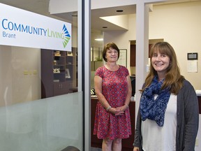 Community Living Brant executive director Debbie Cavers (left) and director of community development and services Rishia Burke are excited about an Ontario Trillium Foundation grant that will help launch a new project called Belonging Brant.