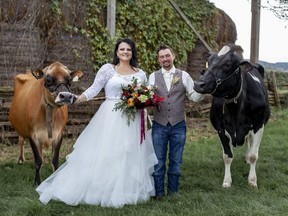 Stephanie and Jeff Stephenson were married on their family farm in Loretto in 2018 (Photo by Lindsay Nemeth Photography).