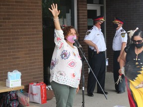 Cornwall Mayor Bernadette Clement, during an emotional and at times fiery address at city hall. Photo on Saturday, June 6, 2020, in Cornwall, Ont. Todd Hambleton/Cornwall Standard-Freeholder/Postmedia Network