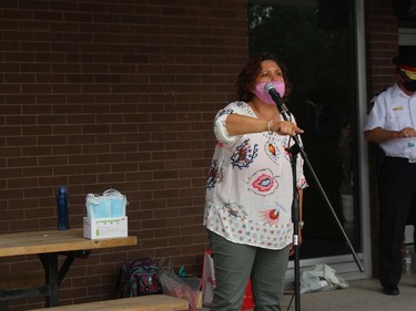 Cornwall Mayor Bernadette Clement, during an emotional and at times fiery address at city hall. Photo on Saturday, June 6, 2020, in Cornwall, Ont. Todd Hambleton/Cornwall Standard-Freeholder/Postmedia Network