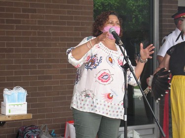 Cornwall Mayor Bernadette Clement, during an emotional and at times fiery address at city hall. Photo on Saturday, June 6, 2020, in Cornwall, Ont. Todd Hambleton/Cornwall Standard-Freeholder/Postmedia Network