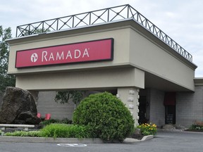 The Ramada Inn in Cornwall .Photo taken on Thursday June 25, 2020 in Cornwall, Ont. Francis Racine/Cornwall Standard-Freeholder/Postmedia Network