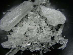 File photo of crystal meth.