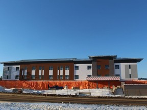 Construction continues at the Long-Term Care Centre at Willow Square in Fort McMurray, Alta. on Sunday, January 26, 2020. Alberta Infrastructure says the facility was 90 per cent finished at the time of this photo. Vincent McDermott/Fort McMurray Today/Postmedia Network ORG XMIT: POS2001261747421224